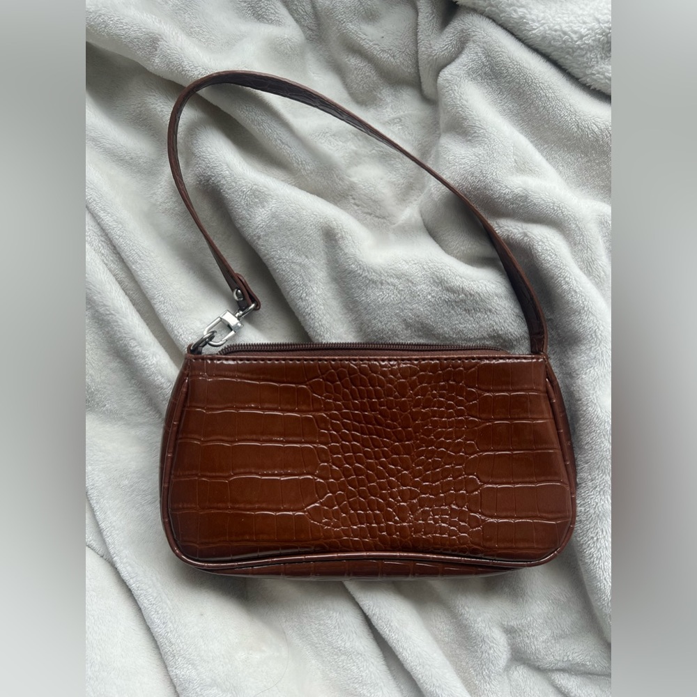 Brown Shein Croc Bag